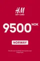 H&M 9500 NOK Gift Card (Norway) thumb 2
