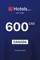 Hotels.com 600 CAD Gift Card (Canada) thumb 2