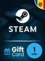 Steam Wallet 1 USD Gift Card (Moldova) thumb 2