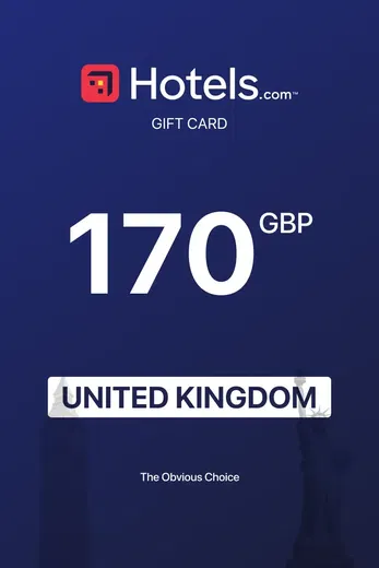 Hotels.com 170 GBP Gift Card (United Kingdom) gallery image 2