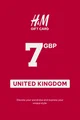 H&M 7 GBP Gift Card (United Kingdom) thumb 2