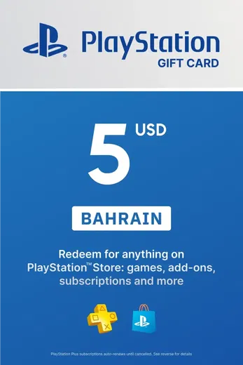 PlayStation Network 5 USD Gift Card (Bahrain) gallery image 2