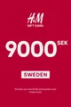 H&M 9000 SEK Gift Card (Sweden) thumb 2