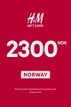 H&M 2300 NOK Gift Card (Norway) thumb 2