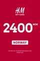 H&M 2400 NOK Gift Card (Norway) thumb 2