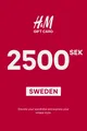 H&M 2500 SEK Gift Card (Sweden) thumb 2