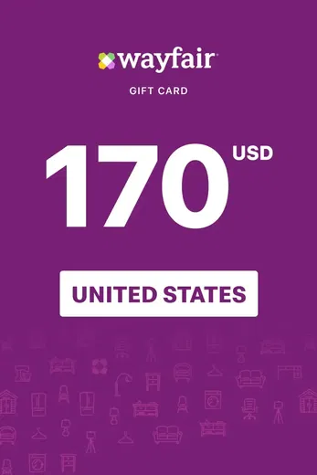 Wayfair 170 USD Gift Card (United States) gallery image 2