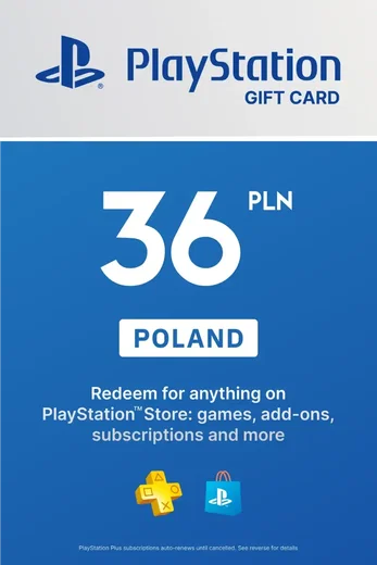 PlayStation Network 36 PLN Gift Card (Poland) gallery image 2