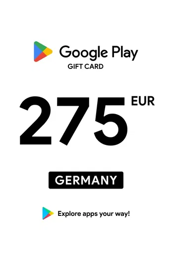 Google Play 275 EUR Gift Card (Germany) gallery image 2