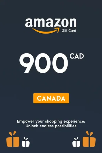 Amazon 900 CAD Gift Card (Canada) gallery image 2