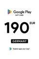 Google Play 190 EUR Gift Card (Germany) thumb 2
