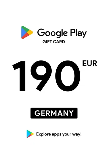 Google Play 190 EUR Gift Card (Germany) gallery image 2