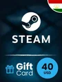 Steam Wallet 40 USD Gift Card (Tajikistan) thumb 2