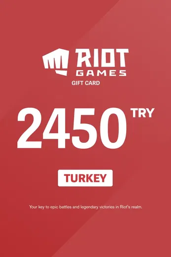 Riot Access 2450 TRY Gift Card (Turkey) gallery image 2