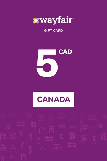 Wayfair 5 CAD Gift Card (Canada) gallery image 2