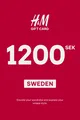 H&M 1200 SEK Gift Card (Sweden) thumb 2