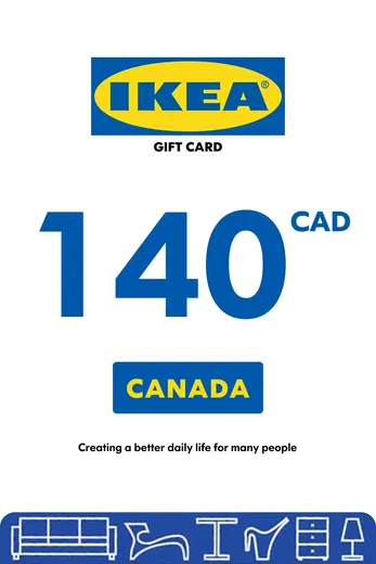 IKEA 140 CAD Gift Card (Canada) gallery image 2