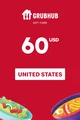 GrubHub 60 USD Gift Card (United States) thumb 2
