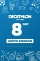 Decathlon 8 GBP Gift Card (United Kingdom) thumb 2