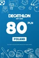 Decathlon 80 PLN Gift Card (Poland) thumb 2
