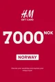 H&M 7000 NOK Gift Card (Norway) thumb 2