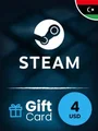 Steam Wallet 4 USD Gift Card (Libya) thumb 2