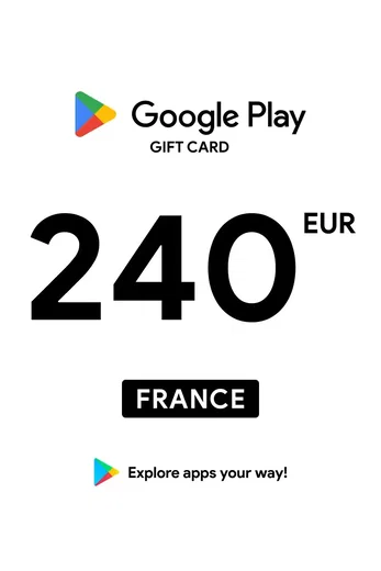 Google Play 240 EUR Gift Card (France) gallery image 2