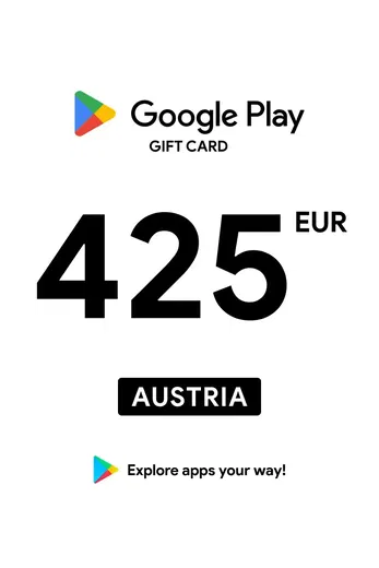 Google Play 425 EUR Gift Card (Austria) gallery image 2