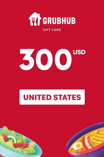GrubHub 300 USD Gift Card (United States) gallery image 2