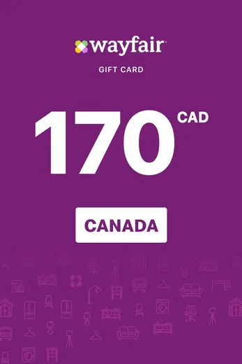 Wayfair 170 CAD Gift Card (Canada) gallery image 2