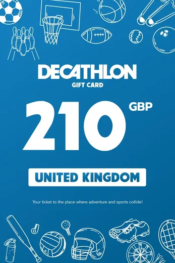 Decathlon 210 GBP Gift Card (United Kingdom) gallery image 2