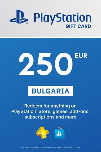 PlayStation Network 250 EUR Gift Card (Bulgaria) gallery image 2