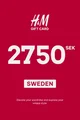 H&M 2750 SEK Gift Card (Sweden) thumb 2