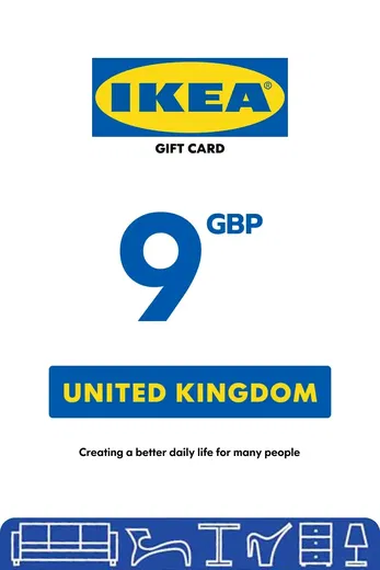 IKEA 9 GBP Gift Card (United Kingdom) gallery image 2