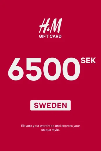 H&M 6500 SEK Gift Card (Sweden) gallery image 2