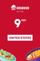 GrubHub 9 USD Gift Card (United States) thumb 2