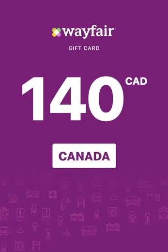 Wayfair 140 CAD Gift Card (Canada) gallery image 2