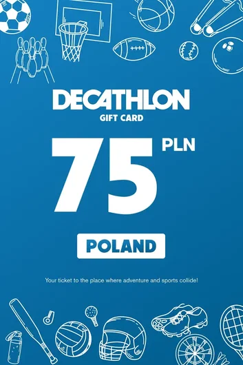 Decathlon 75 PLN Gift Card (Poland)