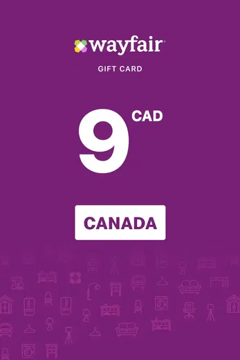 Wayfair 9 CAD Gift Card (Canada) gallery image 2