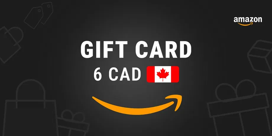 Amazon 6 CAD Gift Card (Canada) gallery image 2