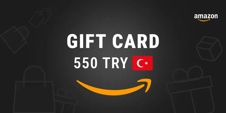 Amazon 550 TRY Gift Card (Turkey) gallery image 2