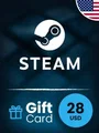 Steam Wallet 28 USD Gift Card (United States) thumb 2