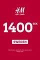 H&M 1400 SEK Gift Card (Sweden) thumb 2