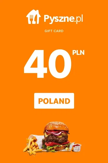 Pyszne.pl 40 PLN Gift Card (Poland) gallery image 2