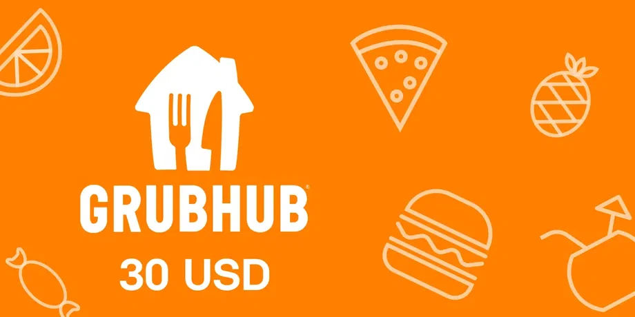 GrubHub 30 USD Gift Card (United States) gallery image 2
