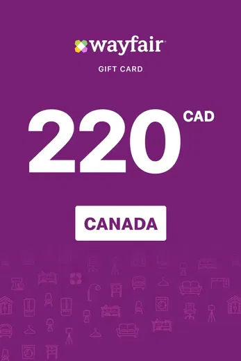 Wayfair 220 CAD Gift Card (Canada) gallery image 2