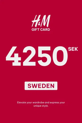 H&M 4250 SEK Gift Card (Sweden) gallery image 2