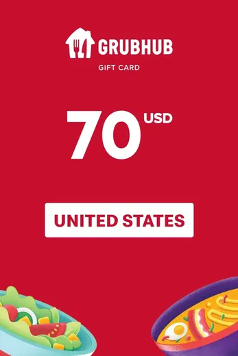 GrubHub 70 USD Gift Card (United States) gallery image 2
