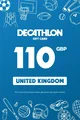 Decathlon 110 GBP Gift Card (United Kingdom) thumb 2