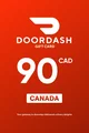 DoorDash 90 CAD Gift Card (Canada) thumb 2